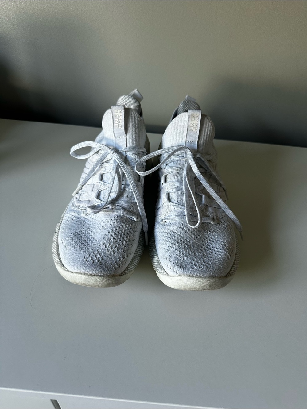 Under Armour White Lightweight Athletic Sneakers